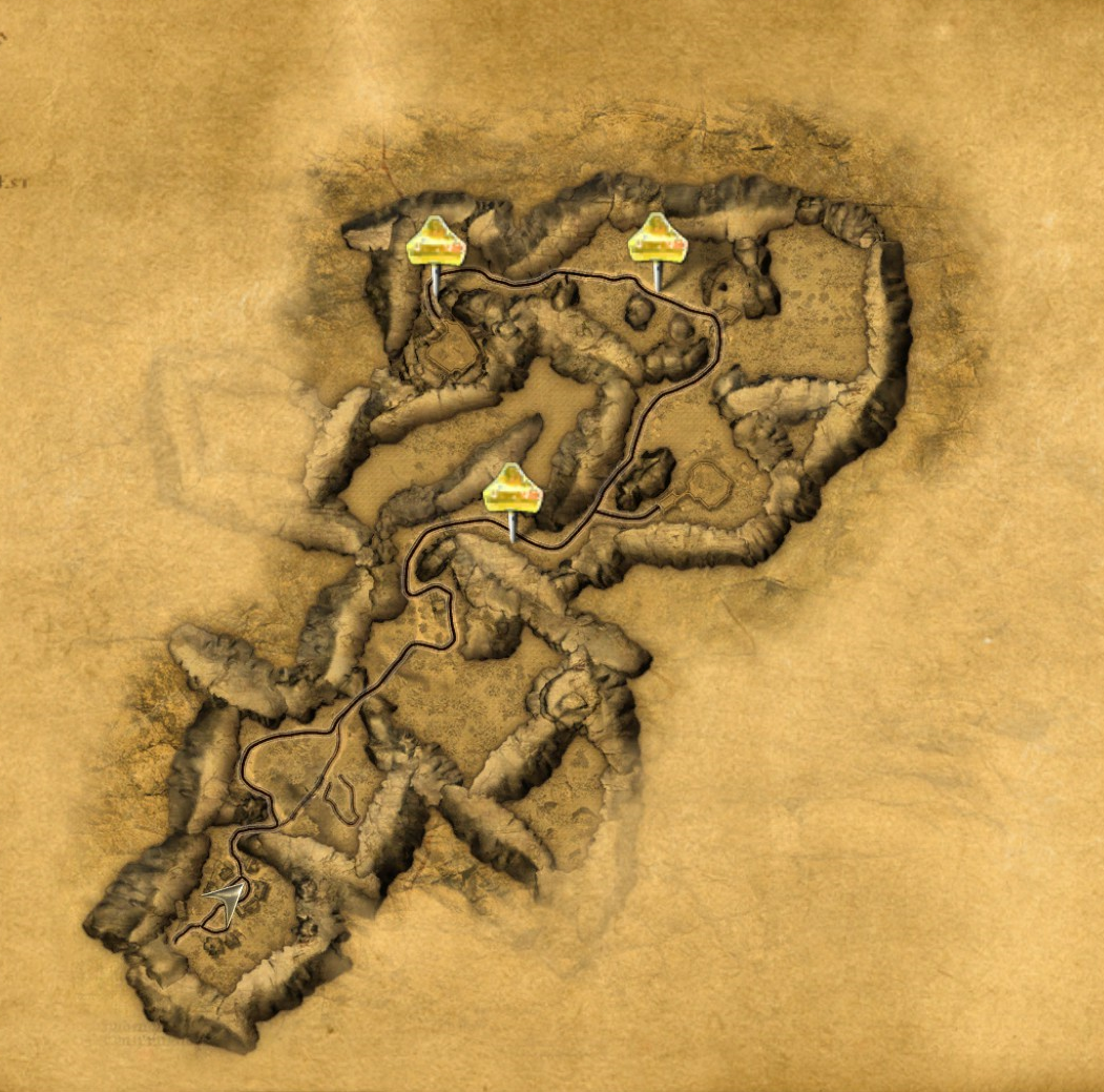 Two Worlds II - Way to Vokhar map.png