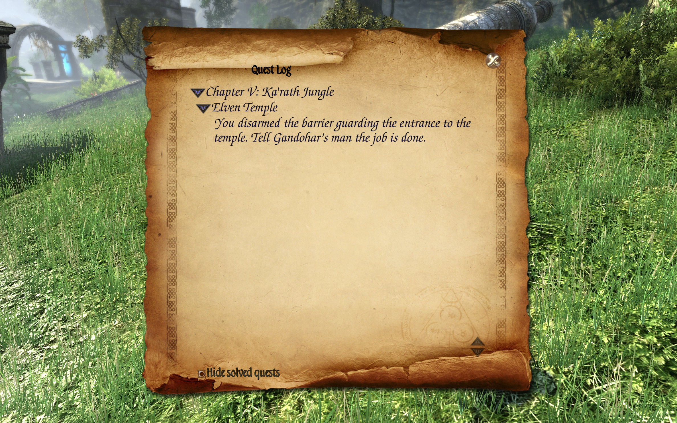 Two Worlds II - Ka'rath Jungle Quest Log 4.png