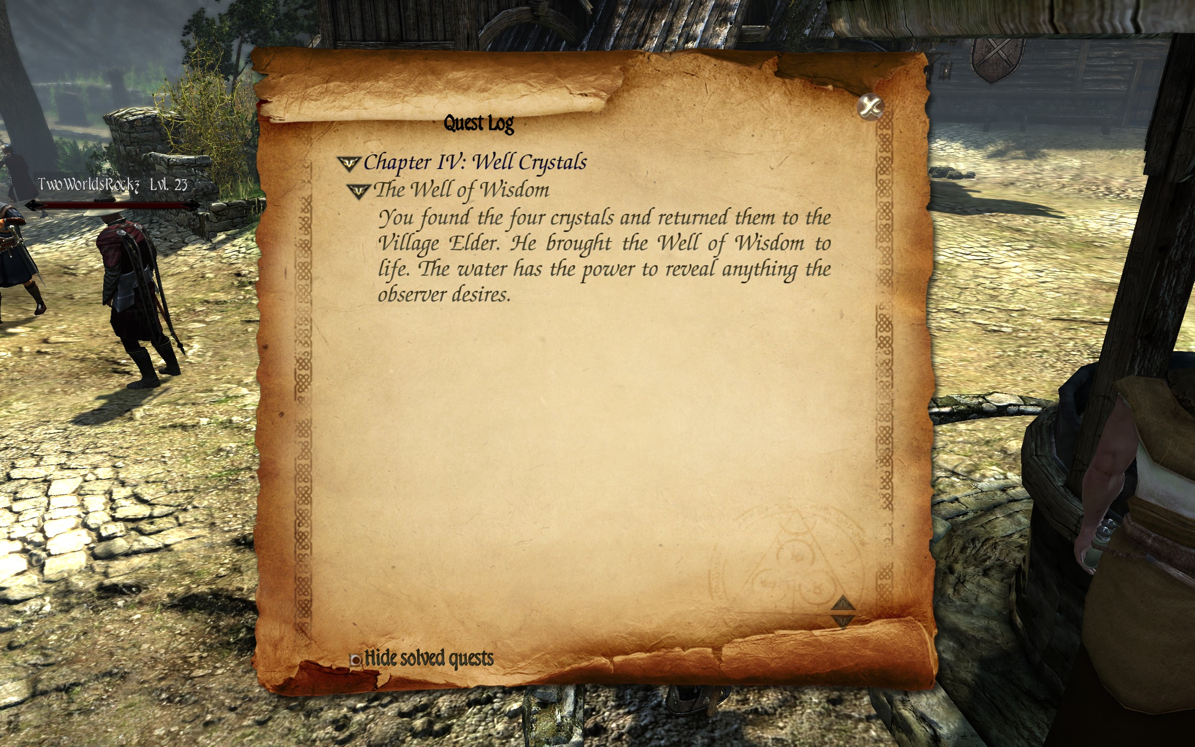 Two Worlds II - Well Crystals Quest Log 6.png