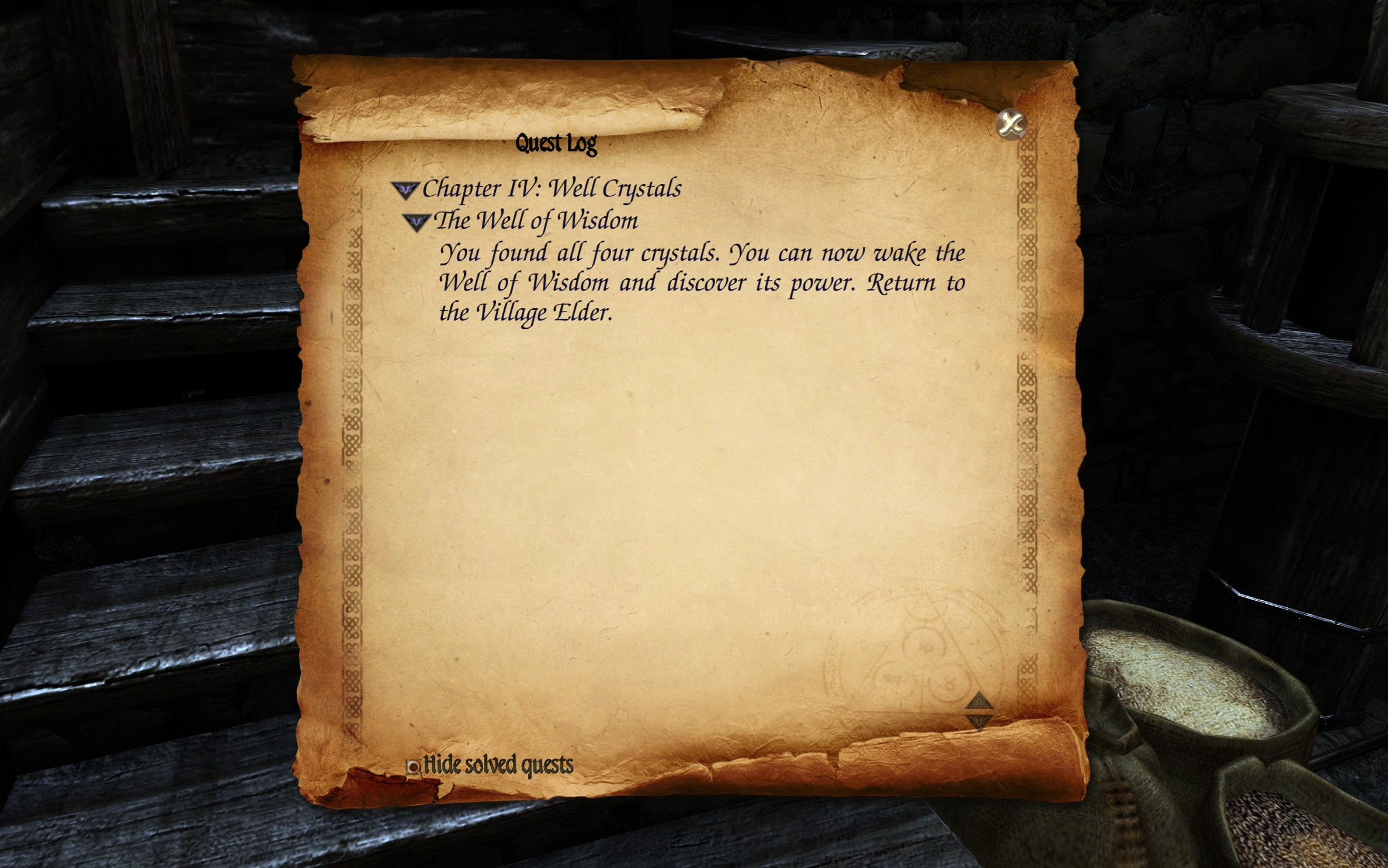 Two Worlds II - Well Crystals Quest Log 5.png
