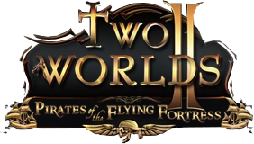 File:Two Worlds II - Pirates of the Flying Fortress logo.png
