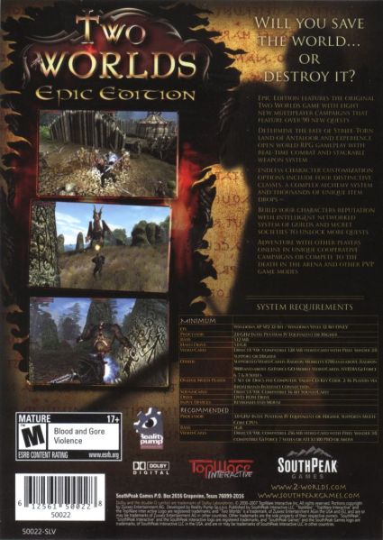 File:Two Worlds - Epic Edition North American back cover.jpg