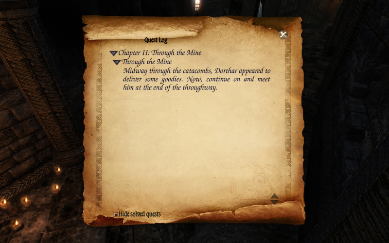File:Two Worlds II - Through the Mine Quest Log 3.png