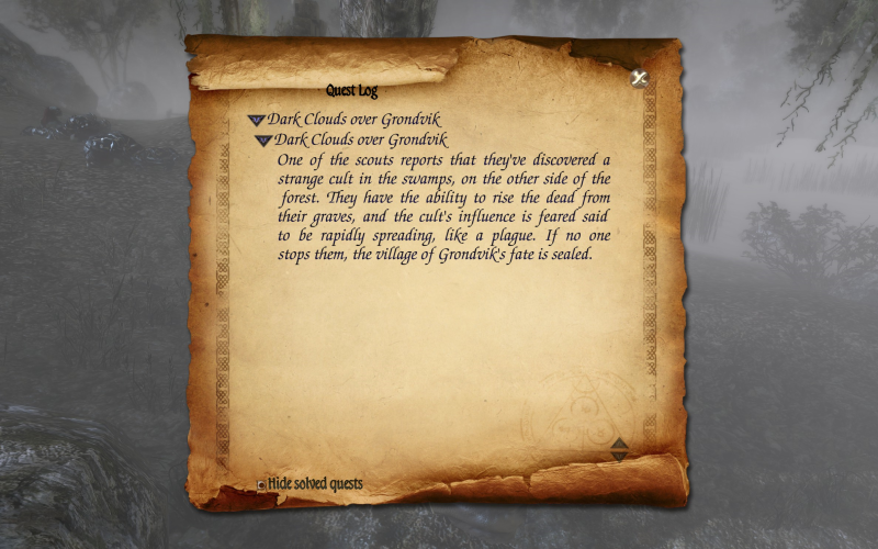 File:Two Worlds II PotFF - Dark Clouds over Grondvik quest log 4.png