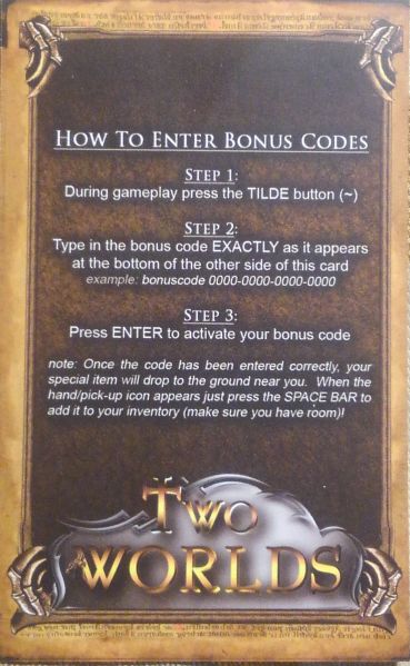 File:Two Worlds - bonus code card back.jpg