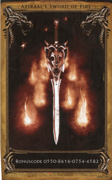 File:Two Worlds - Aziraal's Sword of Fire bonus code card.png
