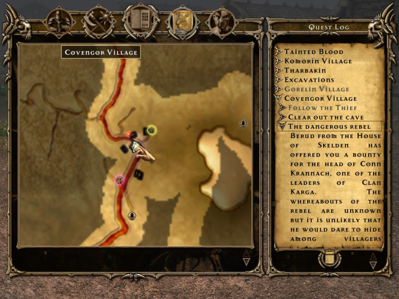 File:Two Worlds Map - Covengor village in game.png