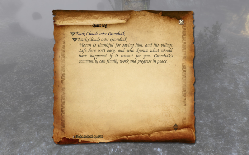 File:Two Worlds II PotFF - Dark Clouds over Grondvik quest log 6.png
